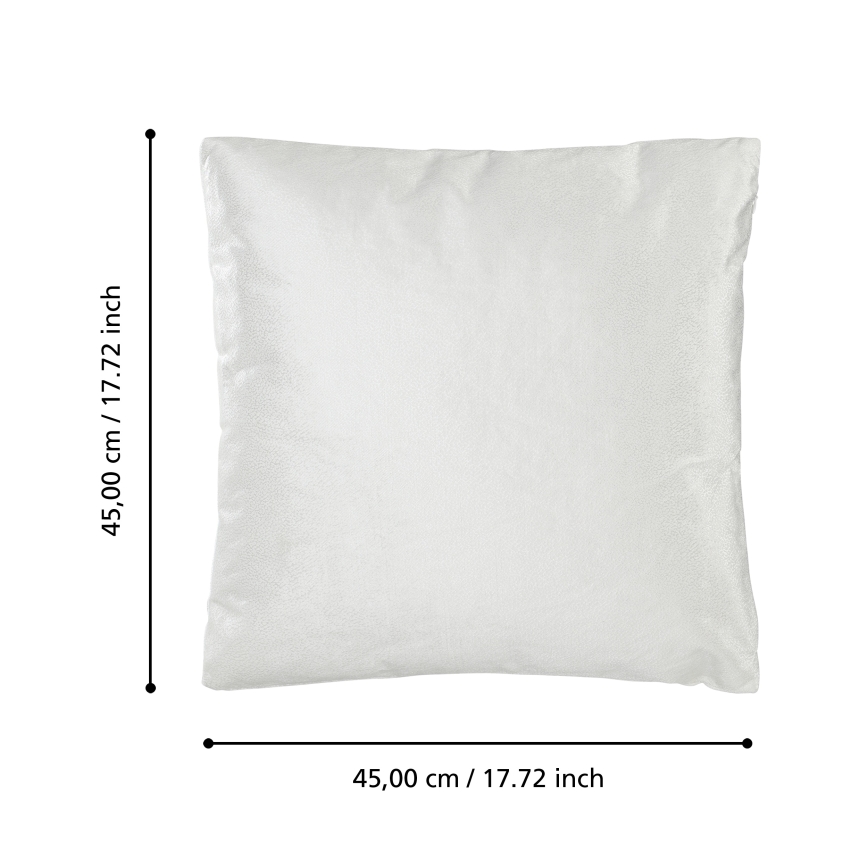 Eglo 420286 - Dekorativ pude SINGU 45x45 cm hvid