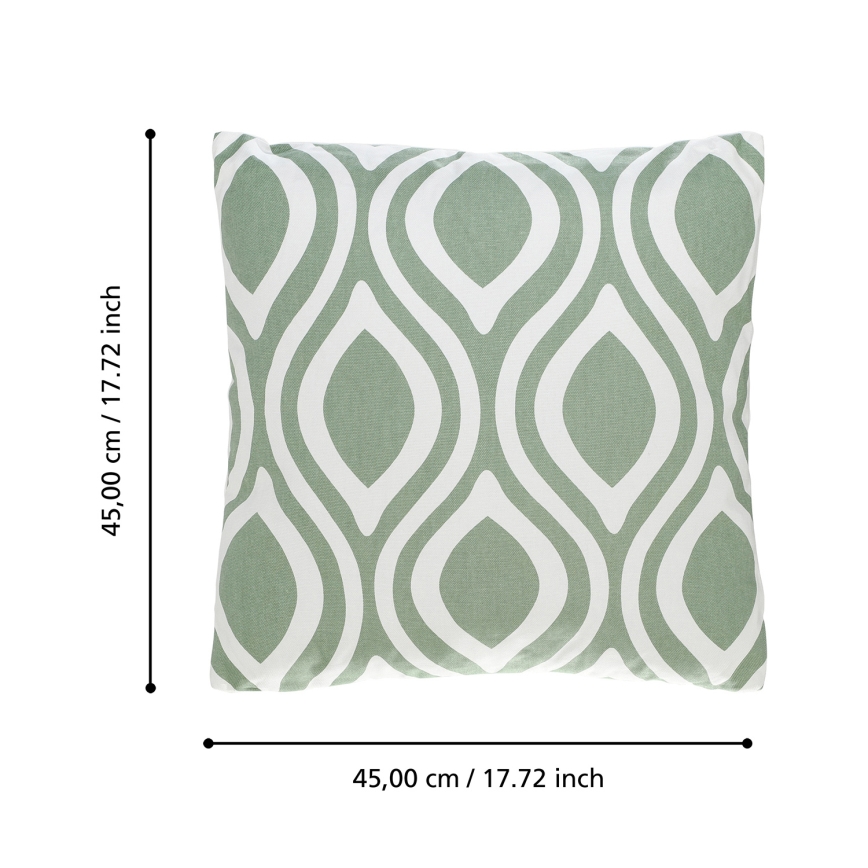 Eglo 420294 - Pyntepude CHEVERY 45x45 cm grøn