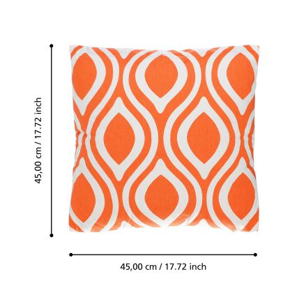 Eglo 420295 - Dekorationspude CHEVERY 45x45 cm orange