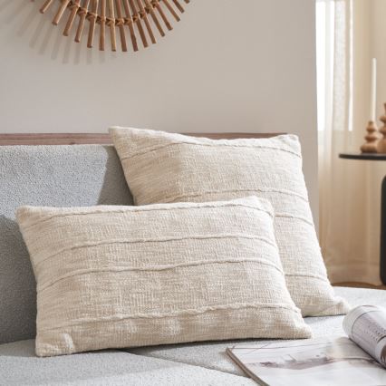 Eglo 420335 - Dekorativ pude SHILABO 45x45 cm beige
