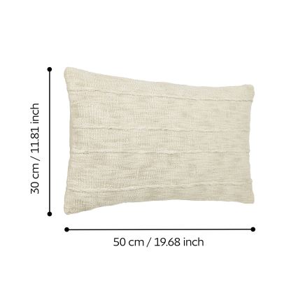 Eglo 420336 - Dekorationspude SHILABO 50x30 cm beige
