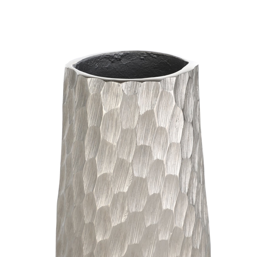 Eglo - Metalvase 40,5x14 cm sølvfarvet