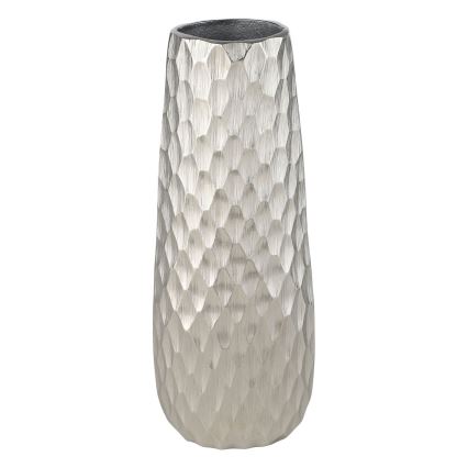 Eglo - Metalvase 31x12 cm sølvfarvet