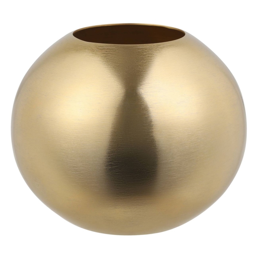 Eglo - Metalvase 16,5x18 cm guldfarvet