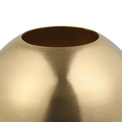 Eglo - Metalvase 16,5x18 cm guldfarvet