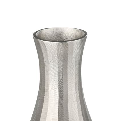 Eglo - Metalvase 28,5x13 cm sølvfarvet