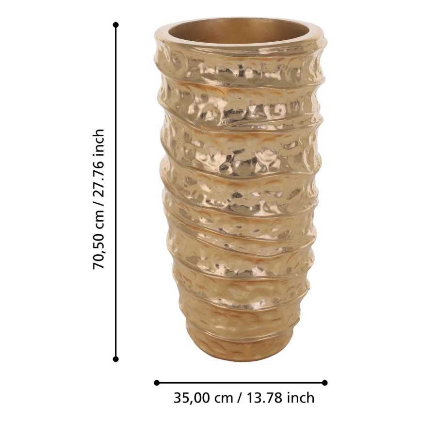 Eglo - Vase 70,5x35 cm guldfarvet