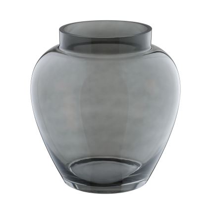Eglo 421211 - Glasvase ASINDRO 23,5x22 cm sort/røget