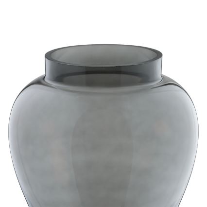 Eglo 421211 - Glasvase ASINDRO 23,5x22 cm sort/røget