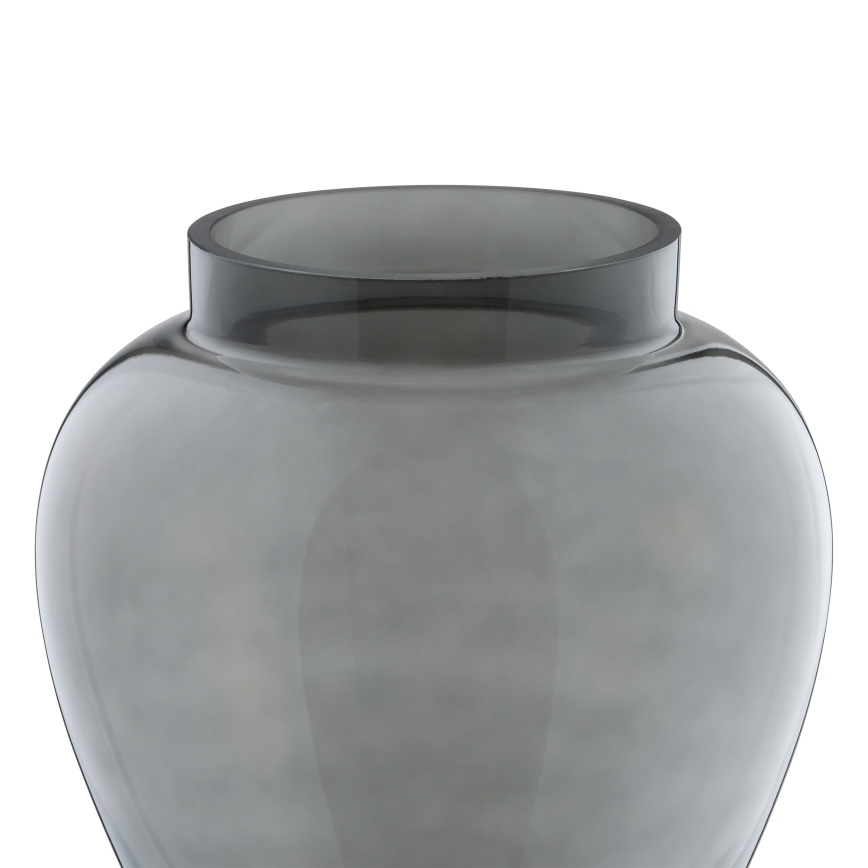 Eglo 421211 - Glasvase ASINDRO 23,5x22 cm sort/røget