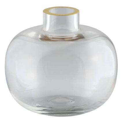 Eglo 421214 - Glasvase SIRANANA 11,8x13 cm klar/guld
