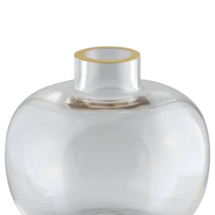 Eglo 421214 - Glasvase SIRANANA 11,8x13 cm klar/guld