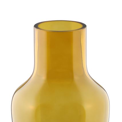 Eglo 421223 - Glasvase SIRANANA 25x13,3 cm gul/røget