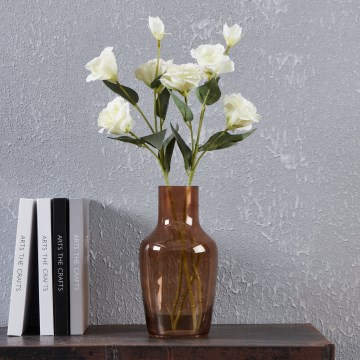 Eglo 421224 - Glasvase SIRANANA 25x13,3 cm brun/røget