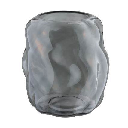 Eglo 421239 - Glasvase MAROSAVA 23x20 cm sort/røgfarvet