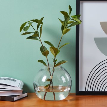 Eglo 421241 - Glasvase MAROSAVA 17x20 cm grå/røgfarvet