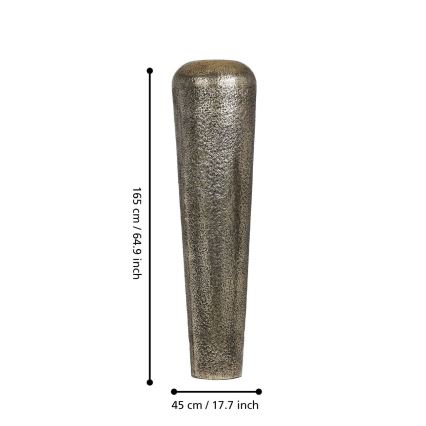 Eglo 421328 - Metalvase MIYAZAKI 165x45 cm bronzefarvet