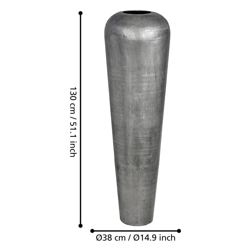 Eglo 421334 - Metalvase MIYAZAKI 130x38 cm grå