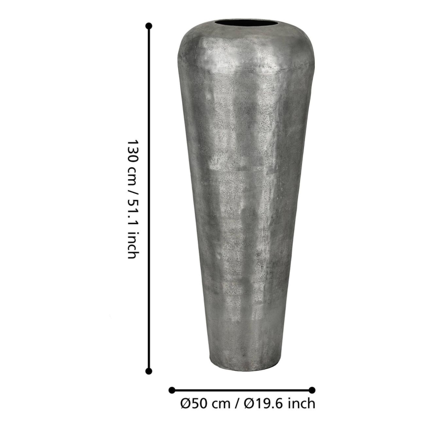 Eglo 421335 - Metalvase MIYAZAKI 130x50 cm grå