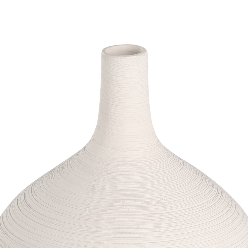 Eglo - Keramisk vase 22x16 cm hvid/guldfarvet