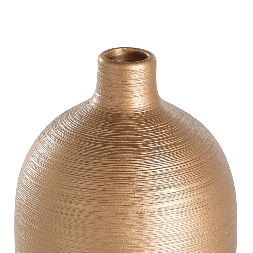 Eglo - Keramisk vase 28x15 cm hvid/guldfarvet