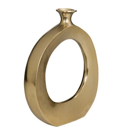 Eglo - Metalvase 30x25,5 cm guldfarvet
