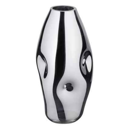 Eglo 421682 - Glasvase XIPORAI 28,5x14,5 cm i blank krom