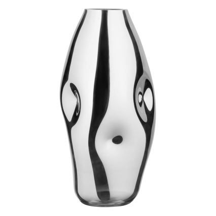 Eglo 421682 - Glasvase XIPORAI 28,5x14,5 cm i blank krom