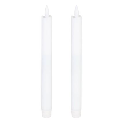 Eglo - LED stearinlys 2 stk. LED/1xAAA 24,5 cm hvid
