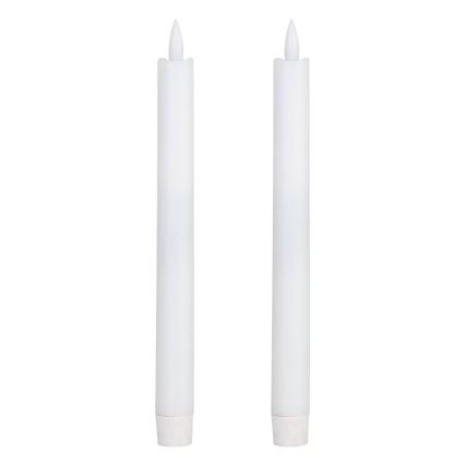Eglo - LED stearinlys 2 stk. LED/1xAAA 24,5 cm hvid