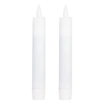 Eglo - LED stearinlys 2 stk. LED/1xAAA 15 cm hvid