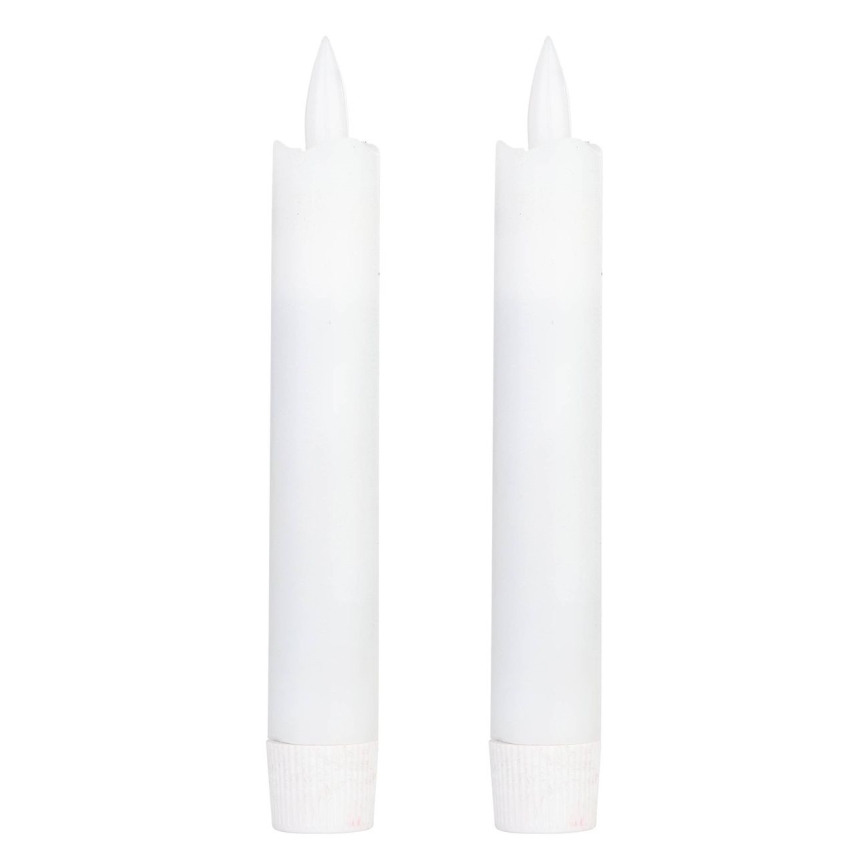 Eglo - LED stearinlys 2 stk. LED/1xAAA 15 cm hvid