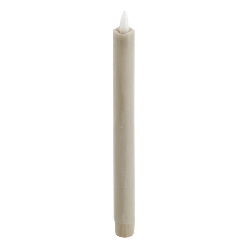 Eglo - LED stearinlys 2 stk. LED/1xAAA 24,5 cm beige