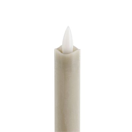 Eglo - LED stearinlys 2 stk. LED/1xAAA 24,5 cm beige