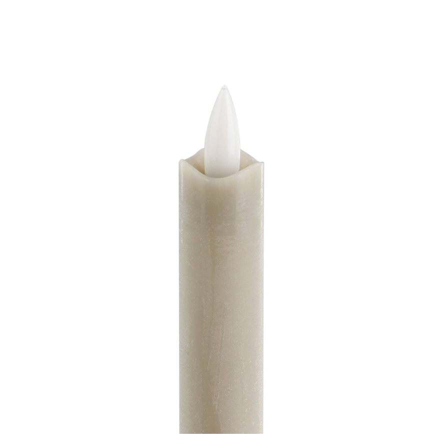 Eglo - LED stearinlys 2 stk. LED/1xAAA 24,5 cm beige