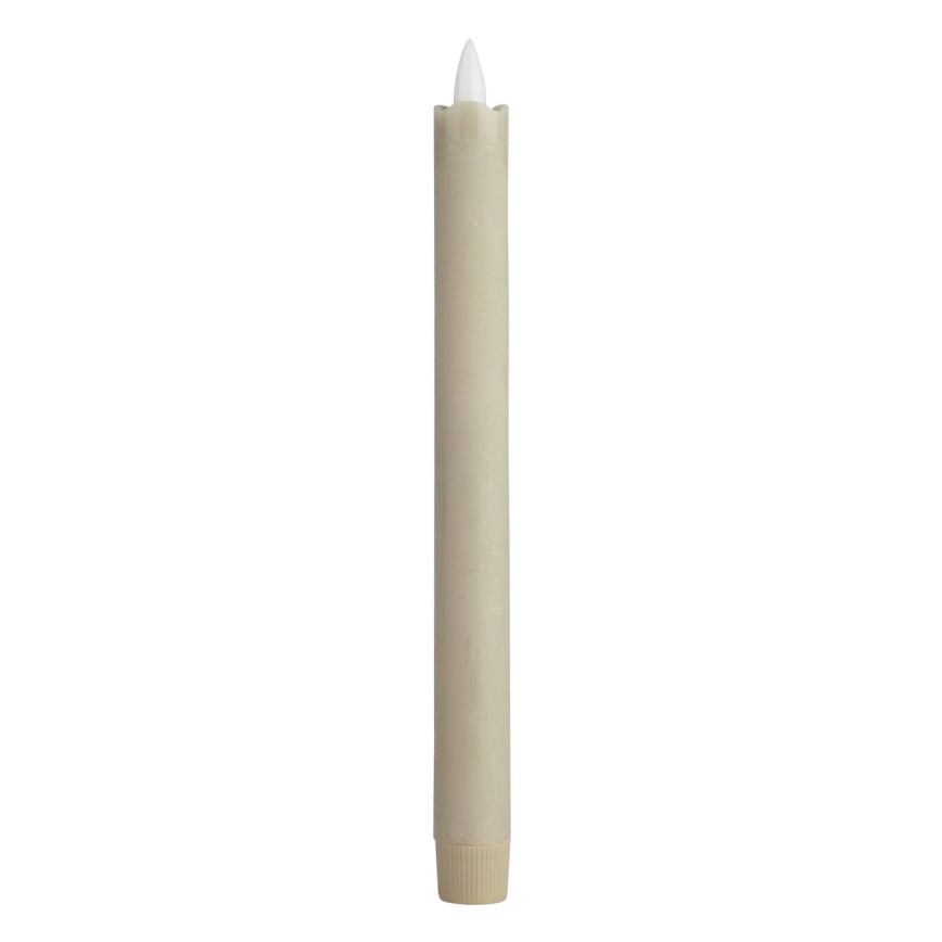 Eglo - LED stearinlys 2 stk. LED/1xAAA 24,5 cm beige