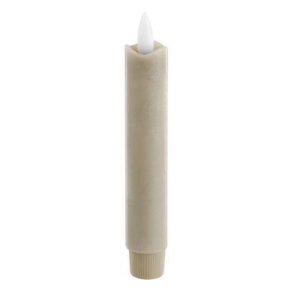Eglo - LED stearinlys 2 stk. LED/1xAAA 15 cm beige