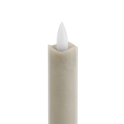 Eglo - LED stearinlys 2 stk. LED/1xAAA 15 cm beige