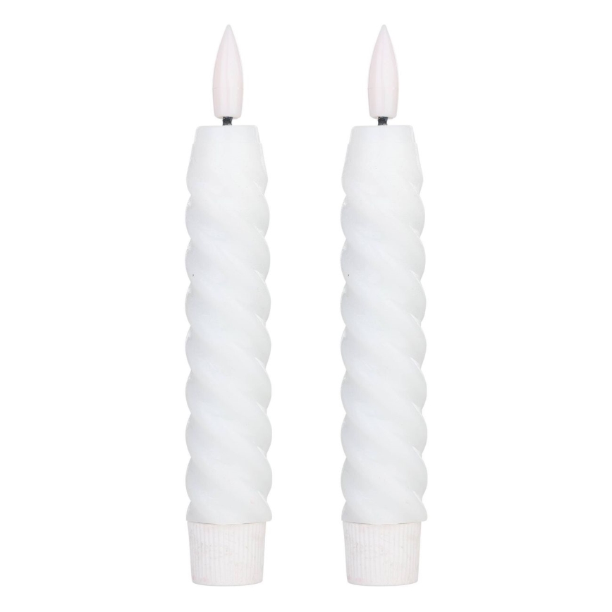 Eglo - LED stearinlys 2 stk. LED/1xAAA 15 cm hvid