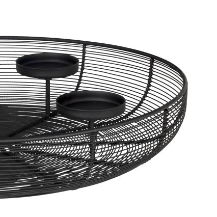 Eglo - Lysestage diameter 45 cm sort