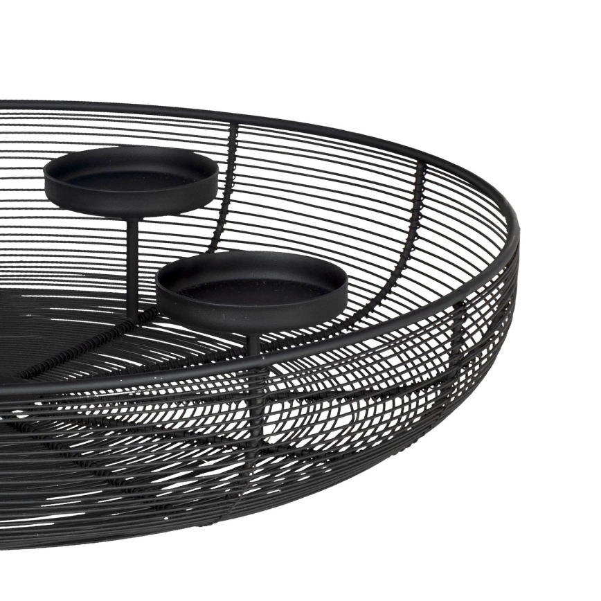 Eglo - Lysestage diameter 45 cm sort
