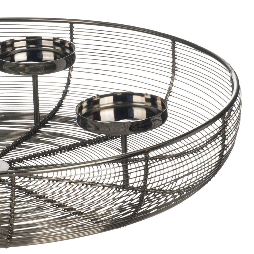 Eglo - Lysestage diameter 45 cm skinnende krom