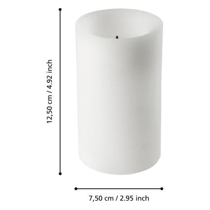 Eglo - LED Candle LED/2xAA varm hvid