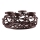 Eglo 422731 - Lysestage OROQUIETA 13,5 x 35 cm, brun