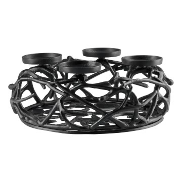 Eglo 422732 - Lysestage OROQUIETA 13,5x35 cm sort