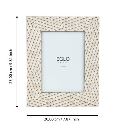Eglo - Billedramme 13x18 cm beige