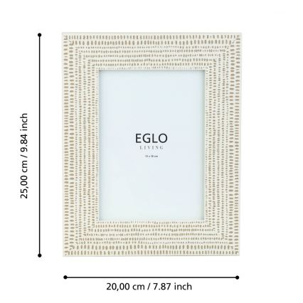 Eglo - Billedramme 13x18 cm cremefarvet