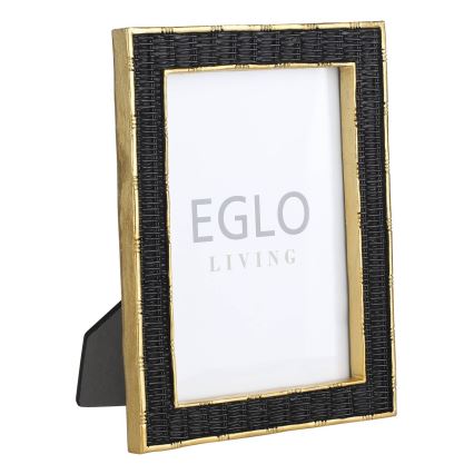 Eglo - Billedramme 13x18 cm sort/guldfarvet