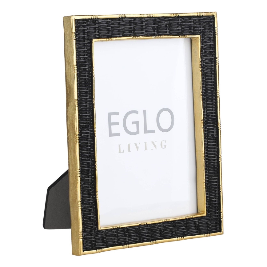 Eglo - Billedramme 13x18 cm sort/guldfarvet