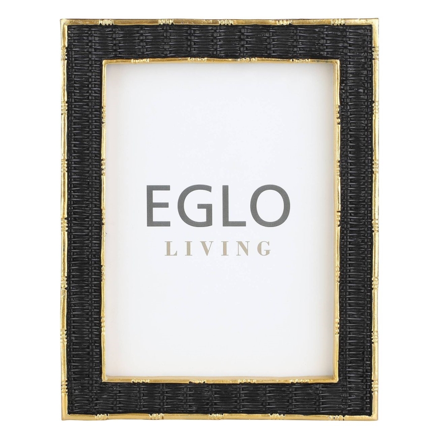 Eglo - Billedramme 13x18 cm sort/guldfarvet